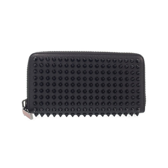 Christian Louboutin Wallet Long Studded Panettone Zip - Picture 1 of 5